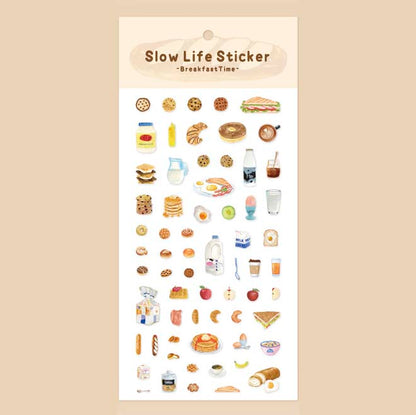 Stickers Slow Life Breakfast Time