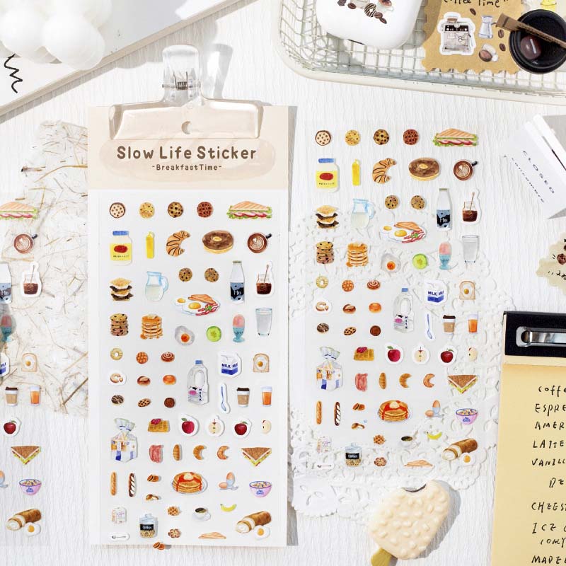 Stickers Slow Life Breakfast Time
