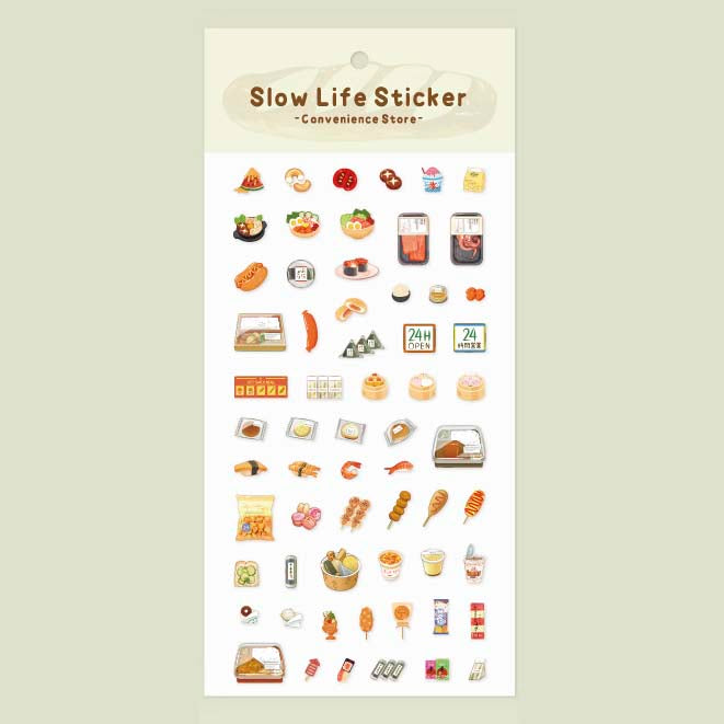 Stickers Slow Life Convenience Store