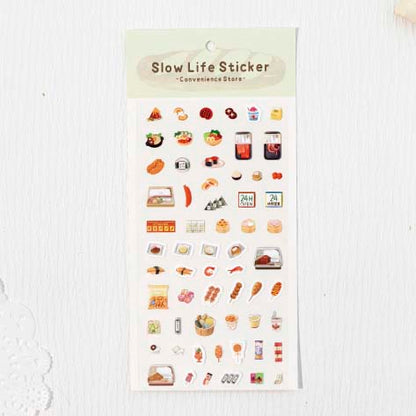 Stickers Slow Life Convenience Store