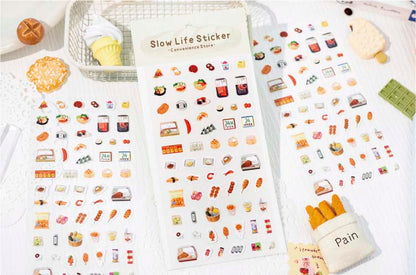Stickers Slow Life Convenience Store