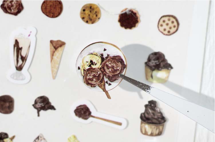 Stickers Slow Life Dessert Time