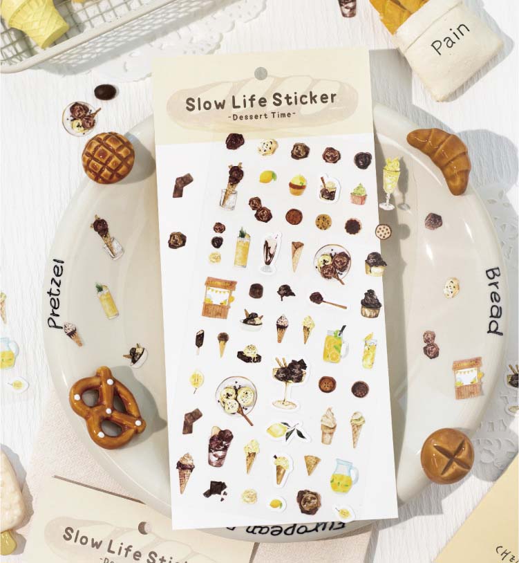 Stickers Slow Life Dessert Time
