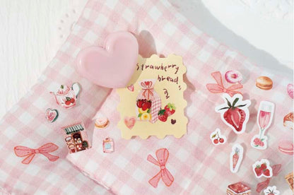 Stickers Slow Life Strawberry Party