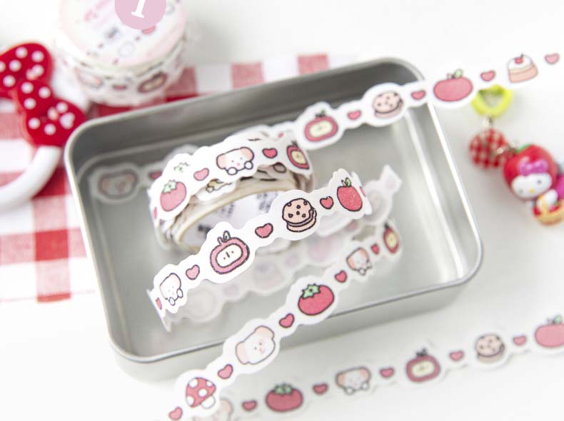 Washi Tape Small Animal Meeting Cherry Cherry