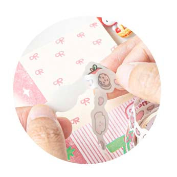 Washi Tape Small Animal Meeting Melon Soda