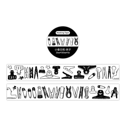 Washi Tape Spring Days Clips