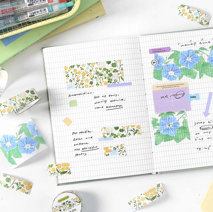 Washi Tape Spring Days Flowers