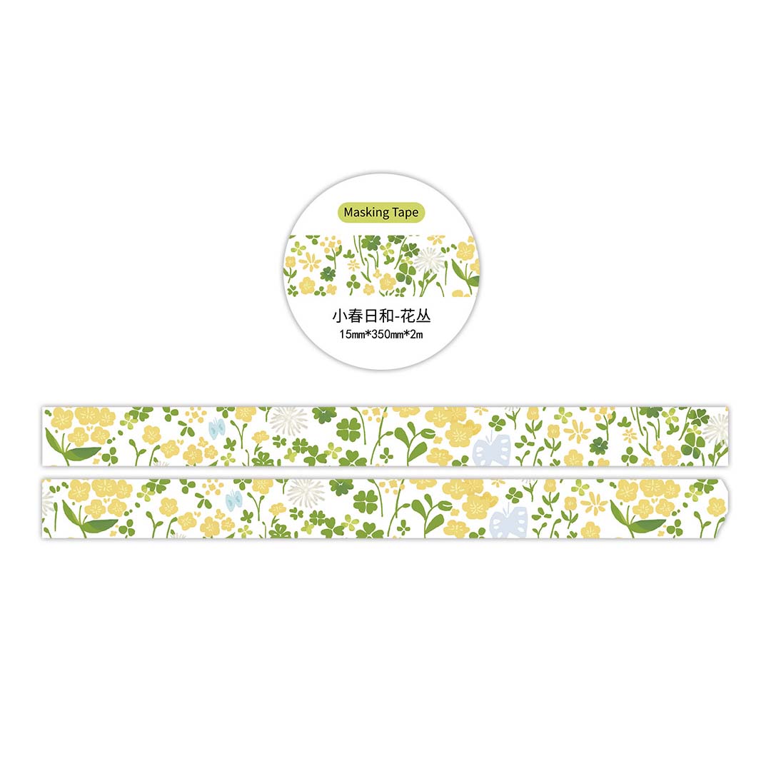 Washi Tape Spring Days Flowers