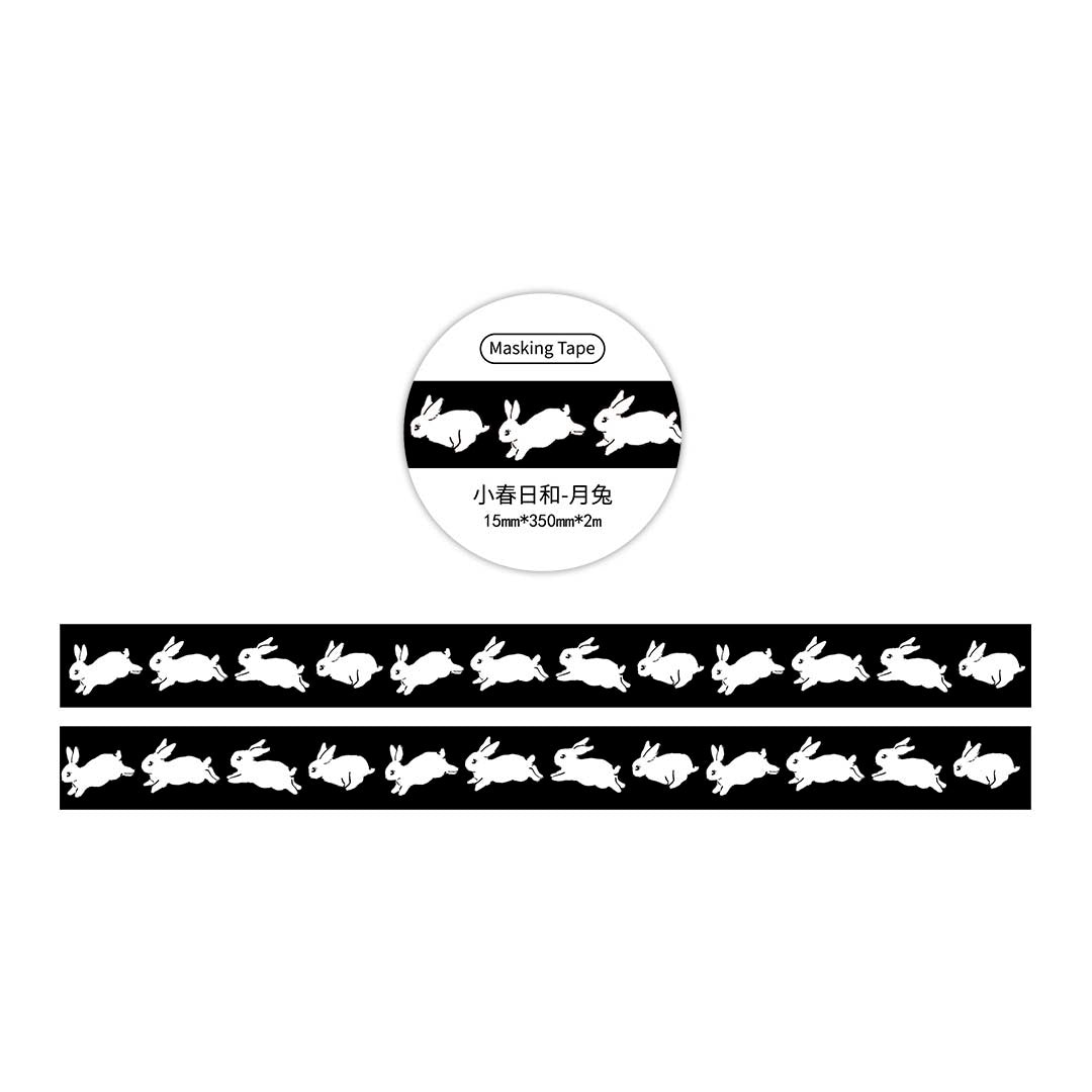 Washi Tape Spring Days Moon Rabbit