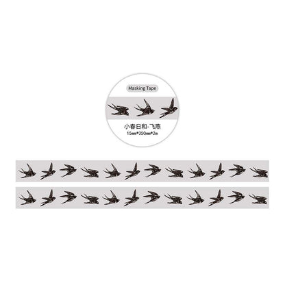 Washi Tape Spring Days Swallow