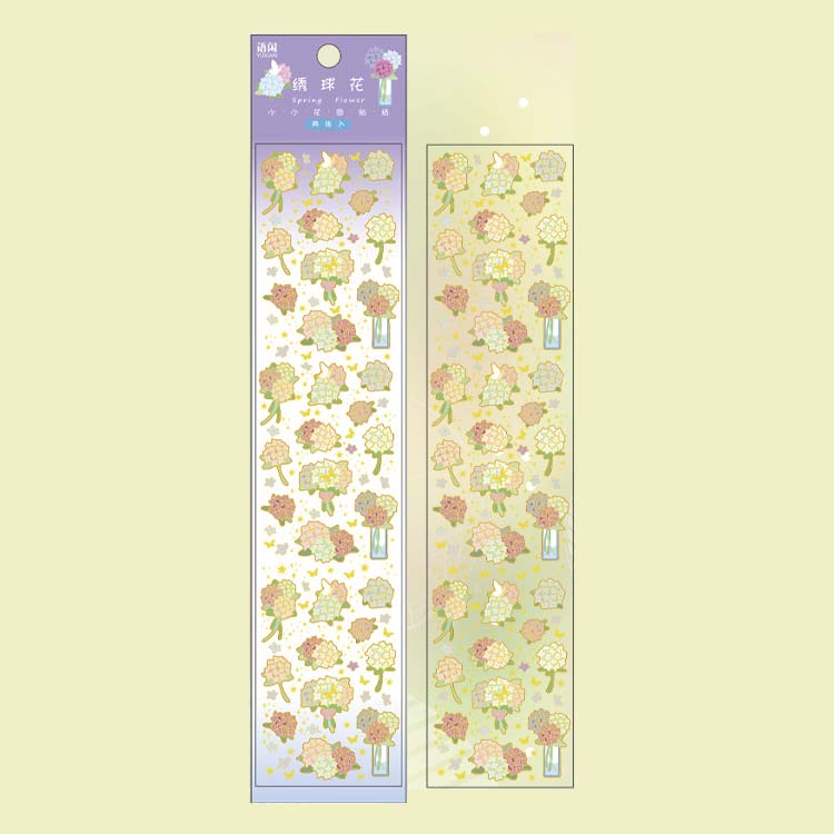 Stickers Spring Flower Hydrangea