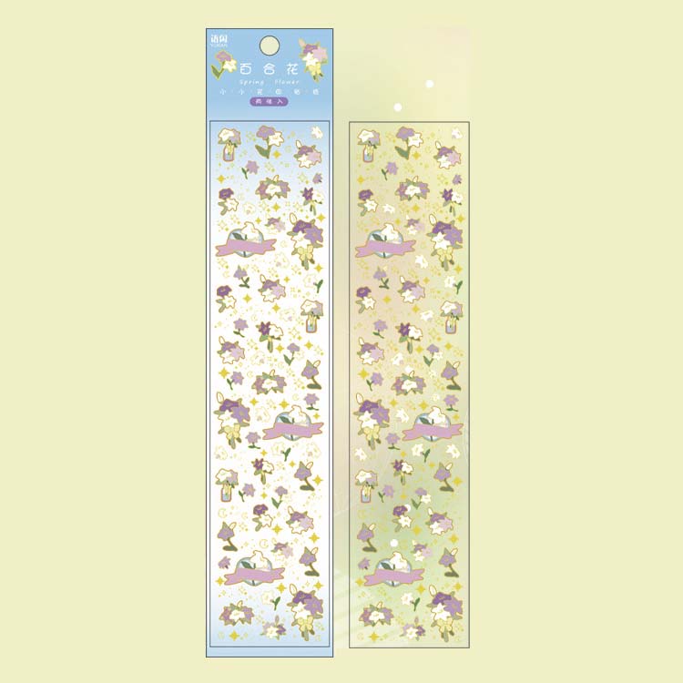 Stickers Spring Flower Lily