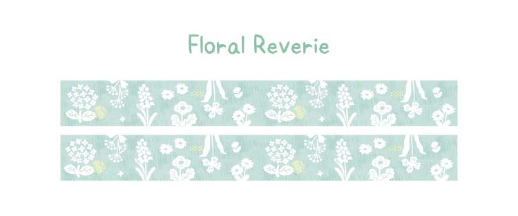 Washi Tape Spring Time Ballad Floral Reverie
