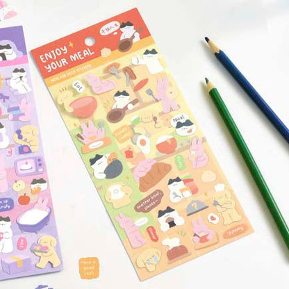 Stickers Stay With Me Enjoy Your Meal