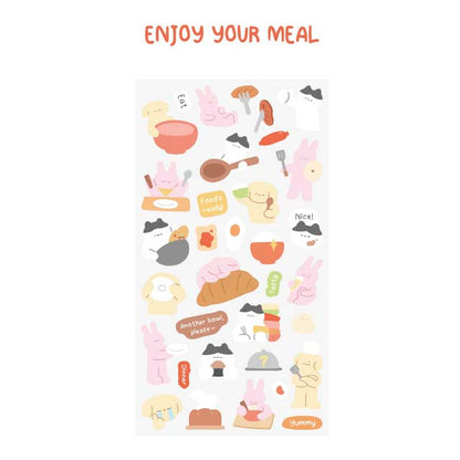 Stickers Stay With Me Enjoy Your Meal