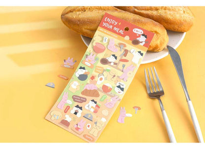 Stickers Stay With Me Enjoy Your Meal