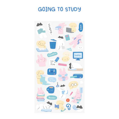 Stickers Stay With Me Going To Study