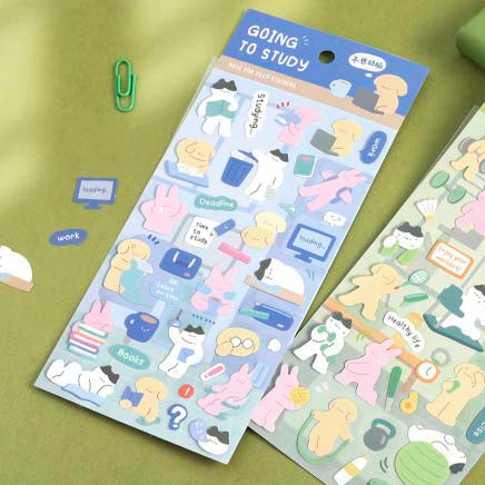 Stickers Stay With Me Going To Study