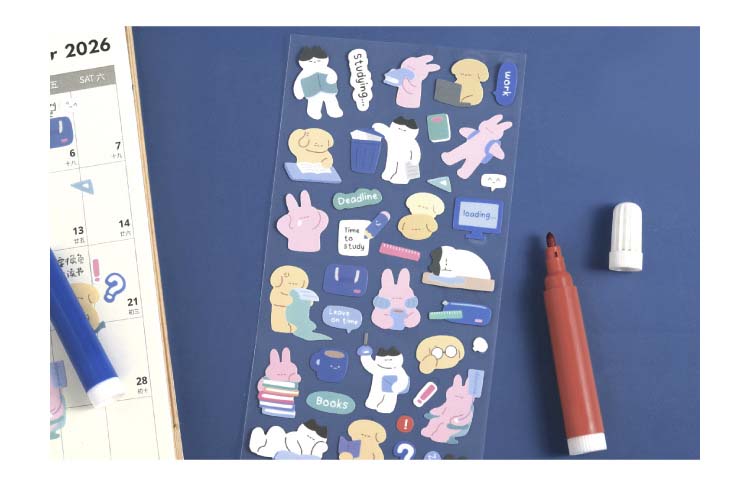 Stickers Stay With Me Going To Study