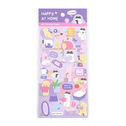 Stickers Stay With Me Happy At Home
