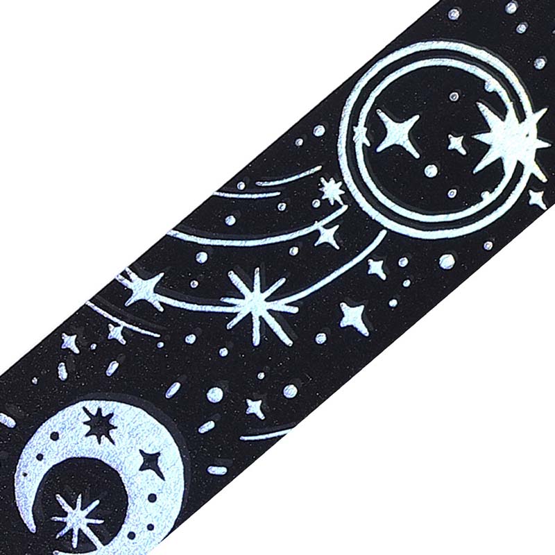 Washi Tape Foil Stellar Grimoire Darkness