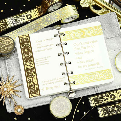 Washi Tape Foil Stellar Grimoire Sacred