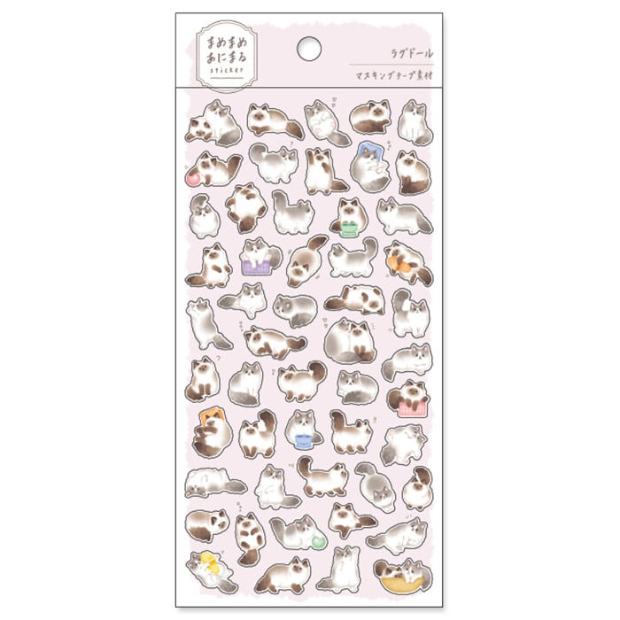 Stickers Mame Mame Ragdoll Cat