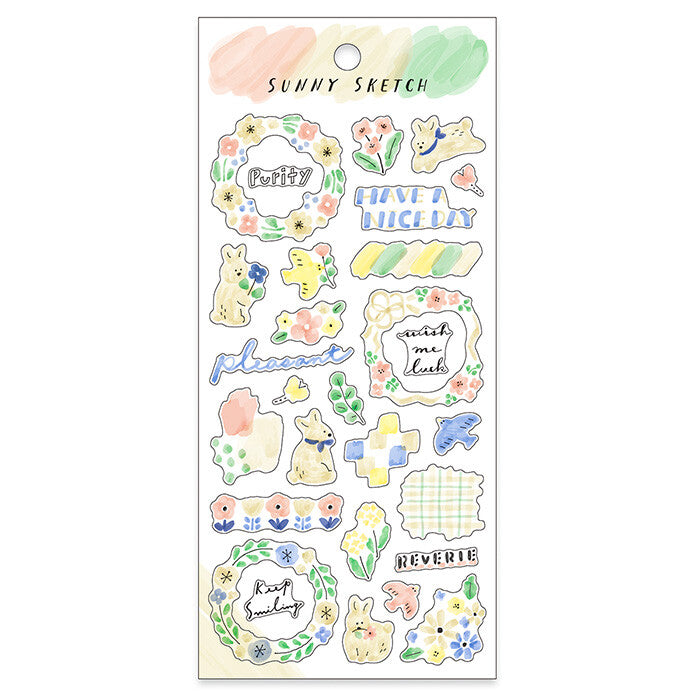 Stickers Sunny Sketch Beige