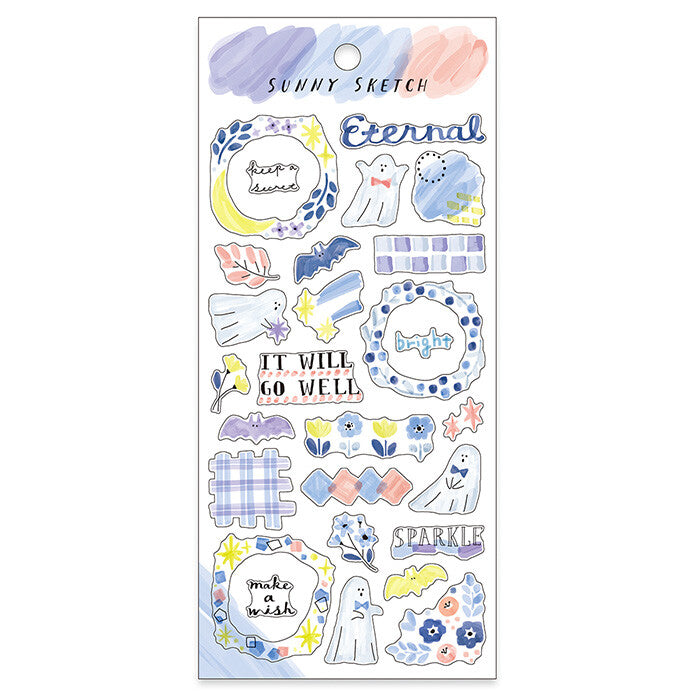 Stickers Sunny Sketch Navy