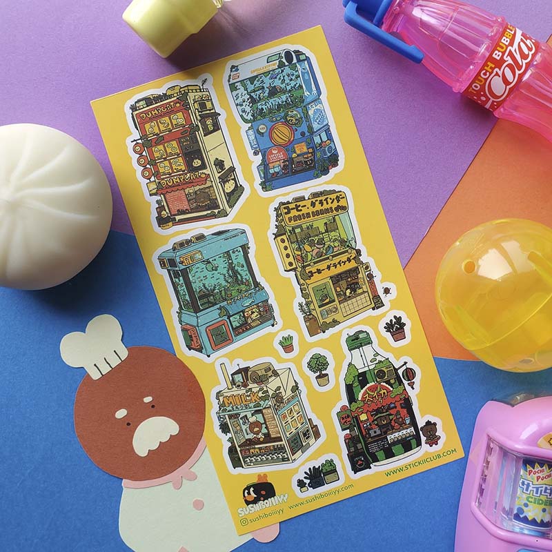 Stickers Superb Shops