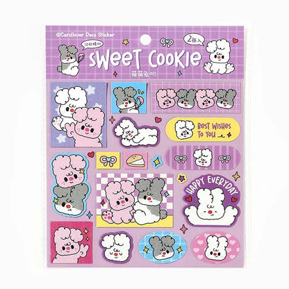 Stickers Sweet Cookie Cute Bunnies