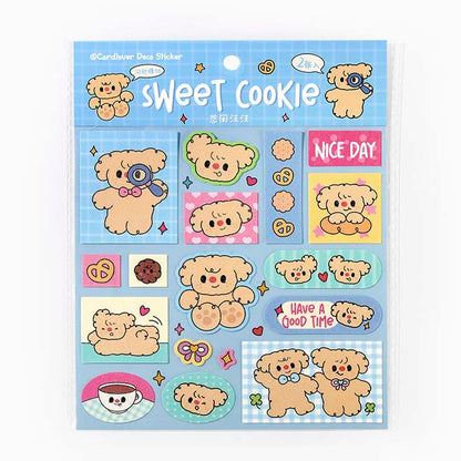 Stickers Sweet Cookie Leisure Puppy