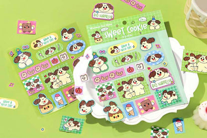 Stickers Sweet Cookie Lucky Dog