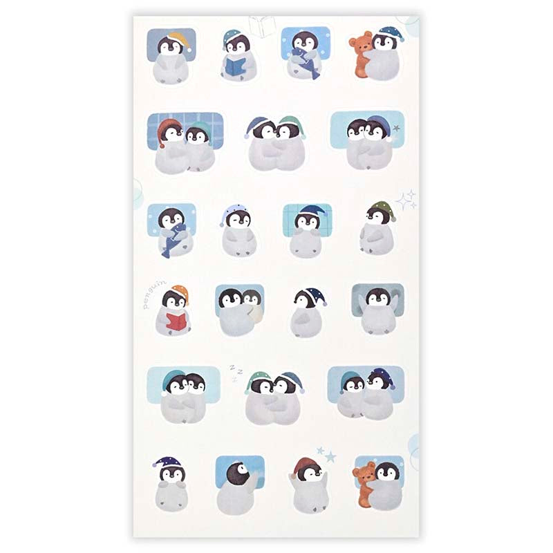 Stickers Mattari Animals Good Night Penguin (2pc)