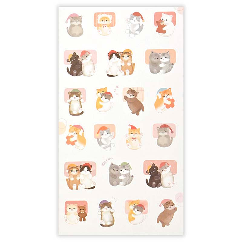 Stickers Mattari Animals Good Night Kitten (2pc)