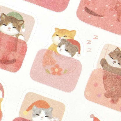 Stickers Mattari Animals Good Night Kitten (2pc)