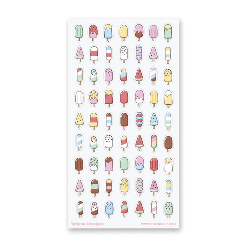 Stickers Popsicle Party