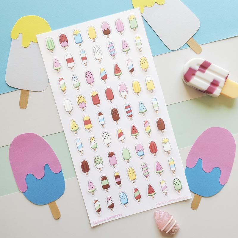 Stickers Popsicle Party