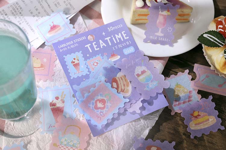 Stickers Teatime Taro Milkshake