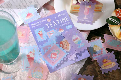 Stickers Teatime Taro Milkshake