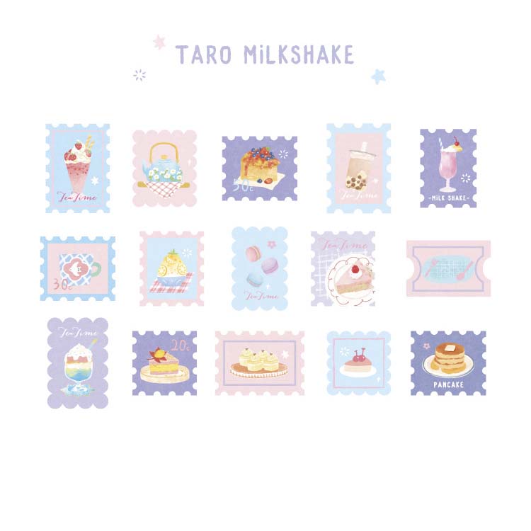 Stickers Teatime Taro Milkshake