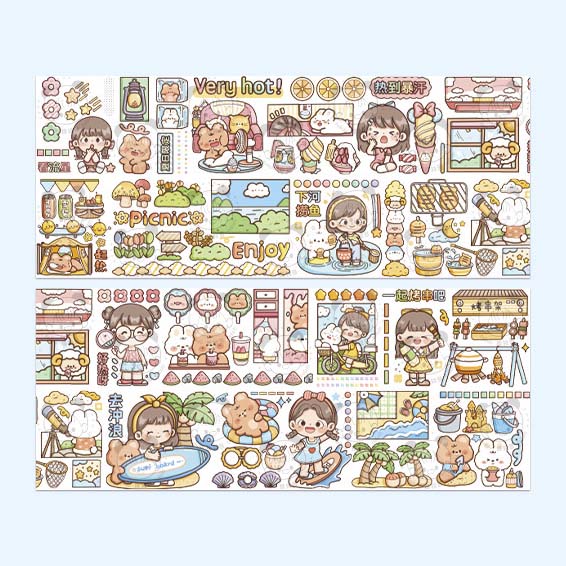 Stickers Cheerful Summer (1-1)