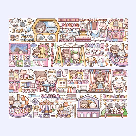 Stickers Theme Park (1-2)