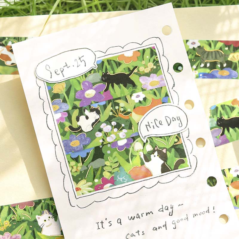 Washi Tape Foil The Cat&