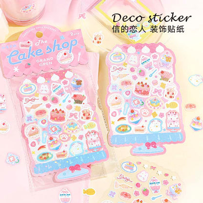 Stickers The Grand Open Cake Shop