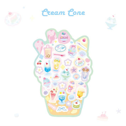 Stickers The Grand Open Sweet Shop
