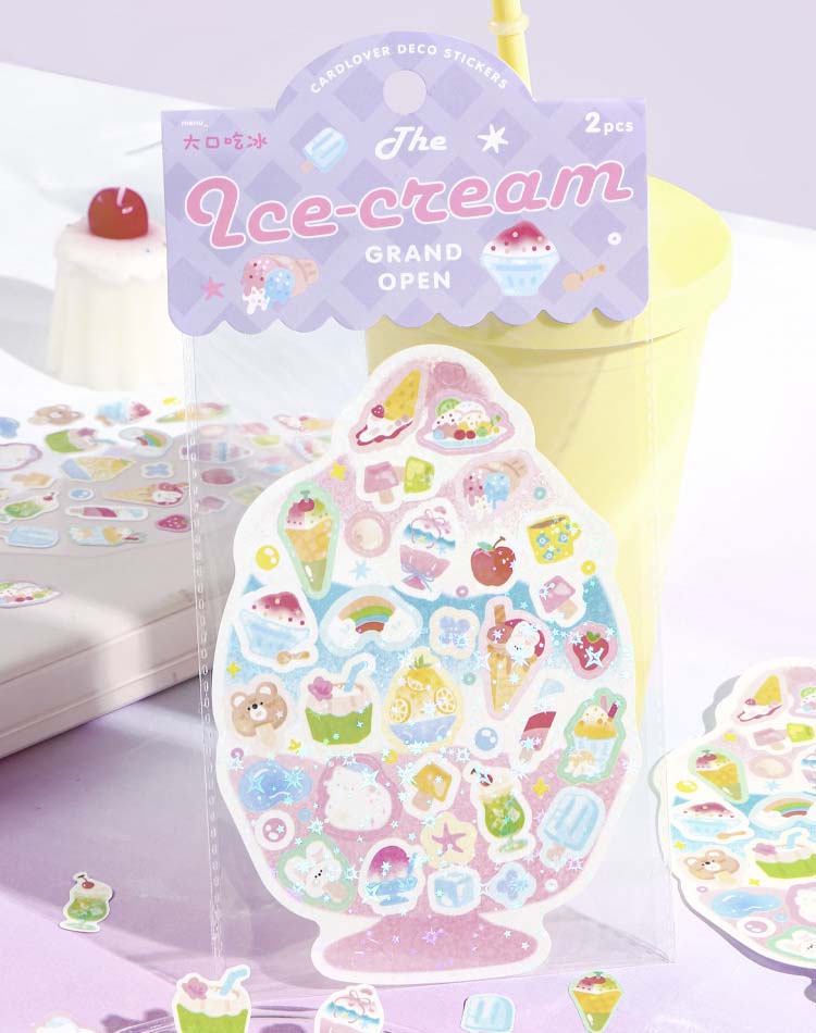 Stickers The Grand Open Ice Cream