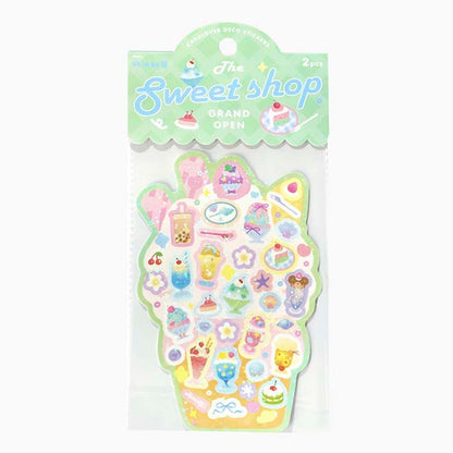 Stickers The Grand Open Sweet Shop