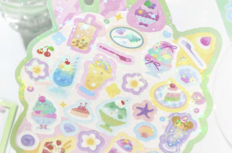 Stickers The Grand Open Sweet Shop